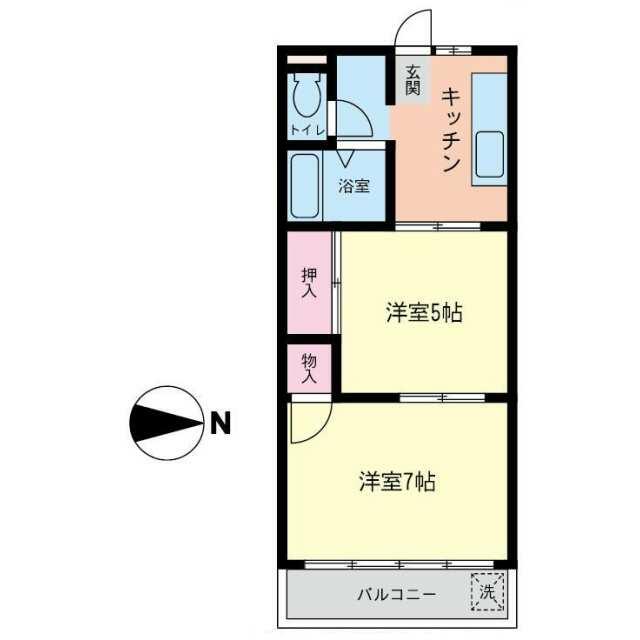 第４匠優ビル 102号室 間取り
