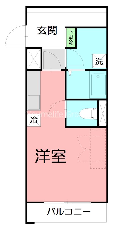 エクレールアクシス   間取り