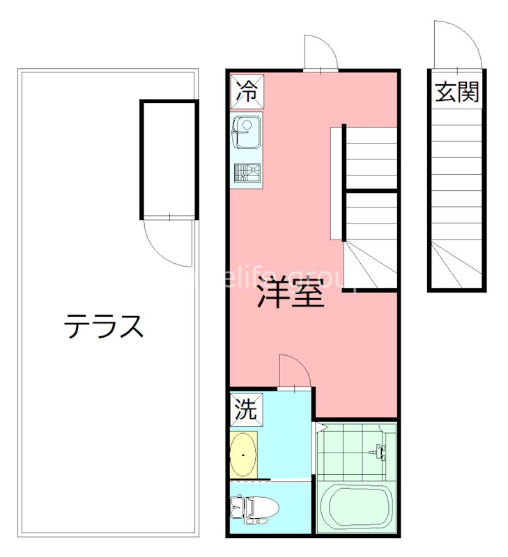 Ｔｈｅ　Ｔｅｒｒａｃｅ湘南辻堂 間取り