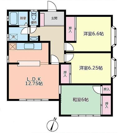 東田テラスⅢ 間取り