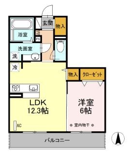 リーフガーデンⅢ 間取り
