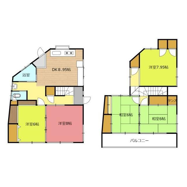 山北貸家 間取り