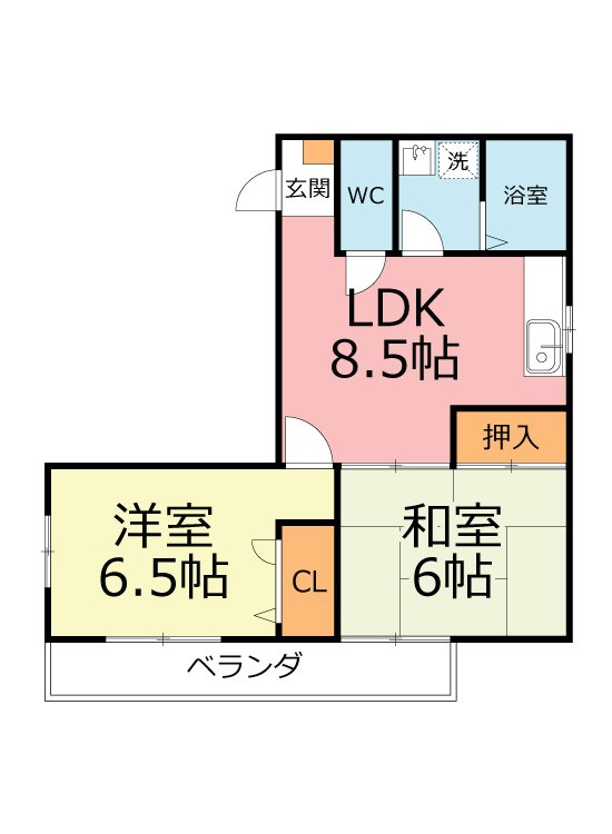 プランドール大磯B 間取り