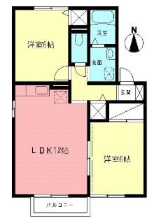 202号室 間取り