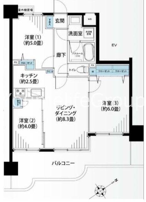 ナイスアーバン藤沢 203号室 間取り
