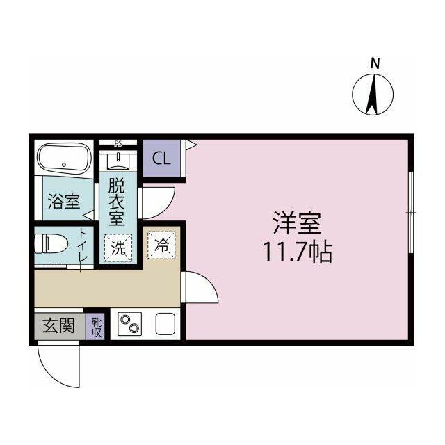 Coral茅ヶ崎 203号室 間取り
