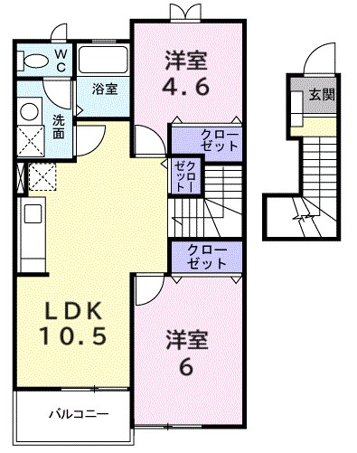 パークハイム伍番館 203号室 間取り