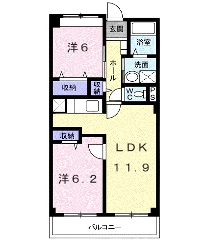 フォレスト湘南 307号室 間取り