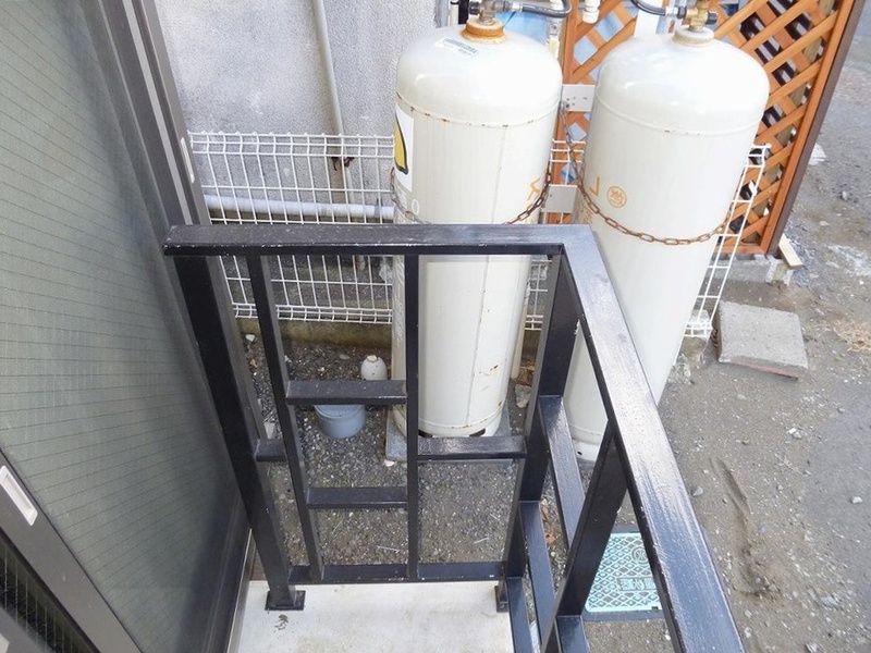平塚市宮松町アパート ベランダ