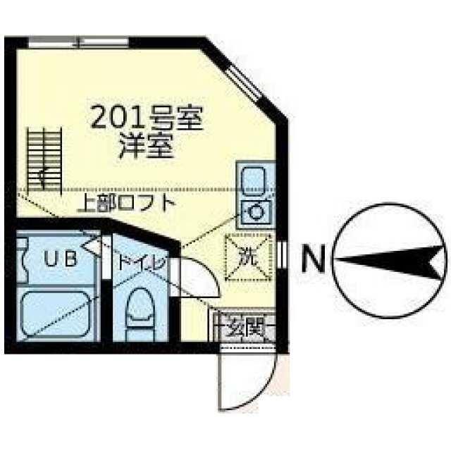 ユナイト戸塚ヴェルサイユの杜 201号室 間取り