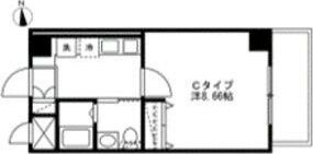 パークベア本厚木 510号室 間取り