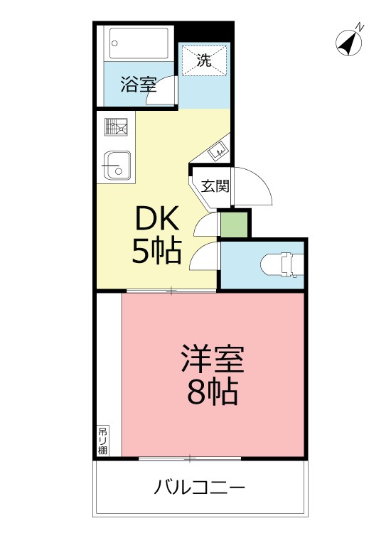エスポワール湘南台 102号室 間取り