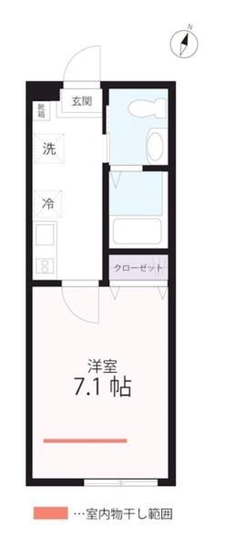 ＱＵＩＥＴ　ＣＲＡＢ　ＨＯＵＳＥ　本郷台（仮） 101号室 間取り