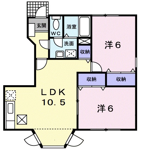ドリーム21 101号室 間取り