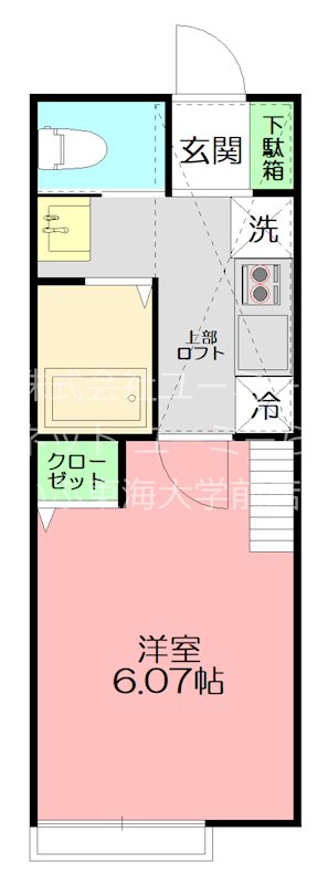 ブランノワールⅡ 202号室 間取り