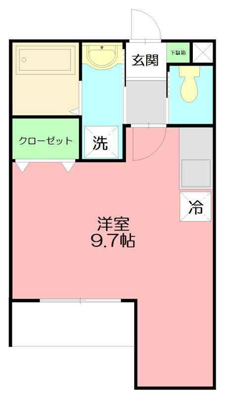 ブラウンナッツ 104号室 間取り