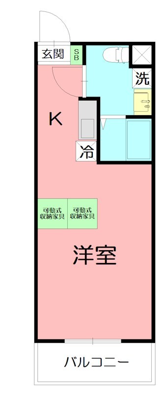 プレイズ　レイ 402号室 間取り