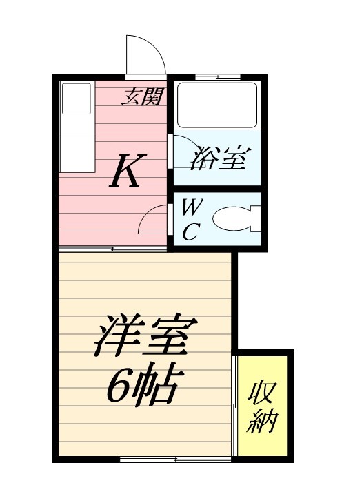 ハイムジュネス 203号室 間取り