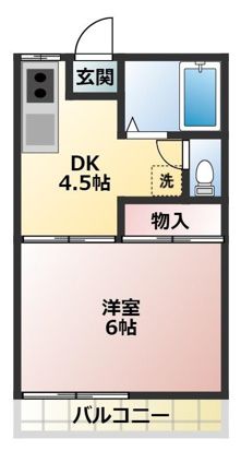 イルマーレ１番館 202号室 間取り