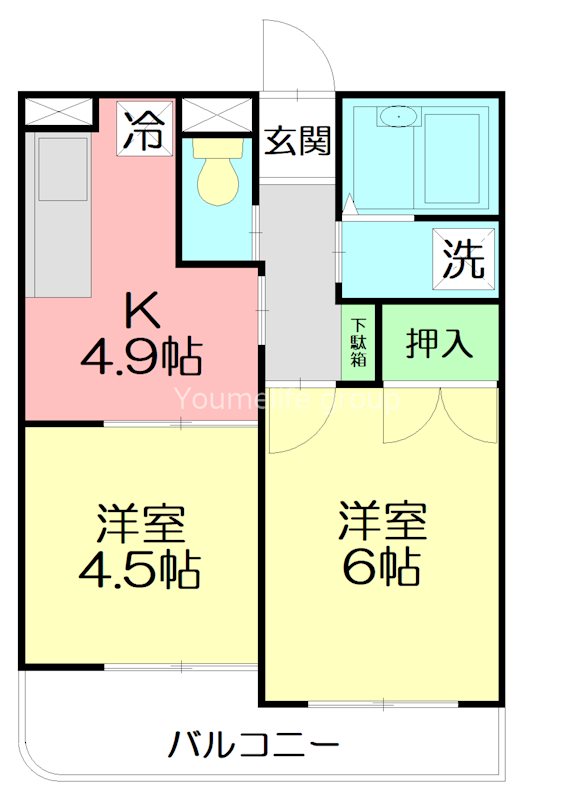 ストラット辻堂 303号室 間取り