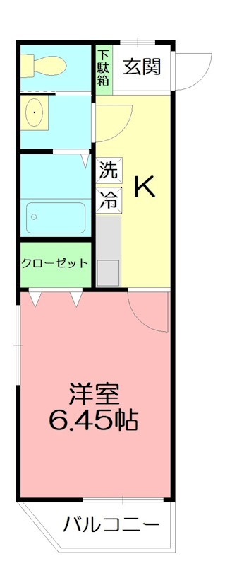 レントラ 105号室 間取り