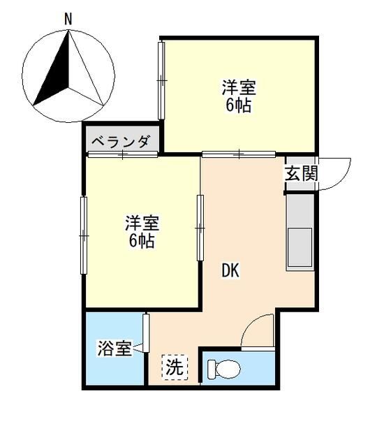 ミツミハイム 402号室 間取り