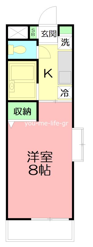 ビオラ・モエ湘南平 305号室 間取り