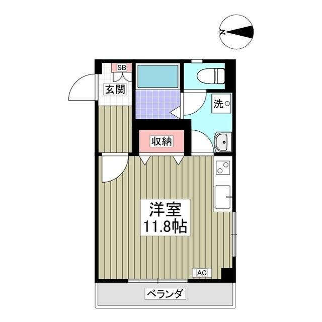 秋澤ビル 203号室 間取り