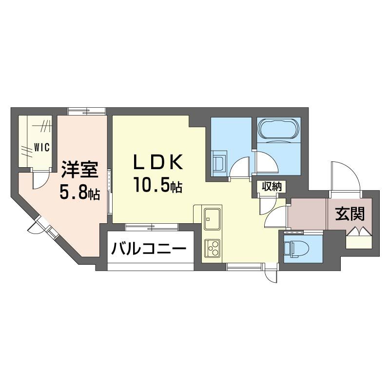 ジョイアークス湘南藤沢 202号室 間取り
