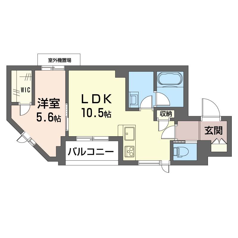 ジョイアークス湘南藤沢 402号室 間取り