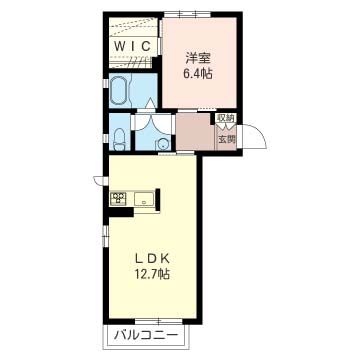 ネルケ湘南 203号室 間取り