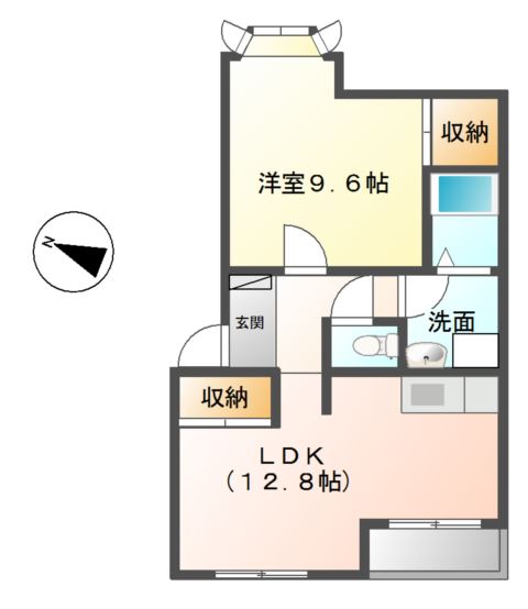 リバティふじＢ 間取り