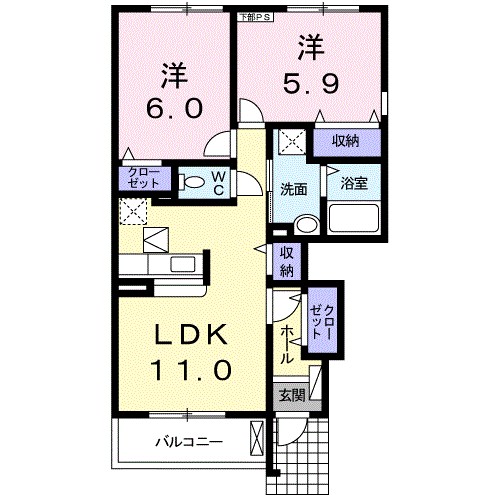 マンハイム　４番館 間取り