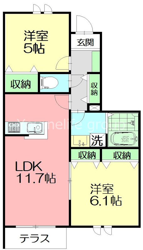メゾンルミエール 間取り