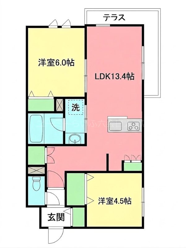 Ｙ’ｓ　Ｆ　Ｒｅｓｉｄｅｎｃｅ　Ⅰ 間取り