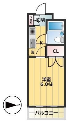 藤沢朝日町ダイカンプラザ 209号室 間取り