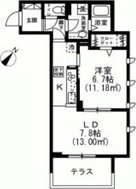 ラグーナレジデンス 201号室 間取り