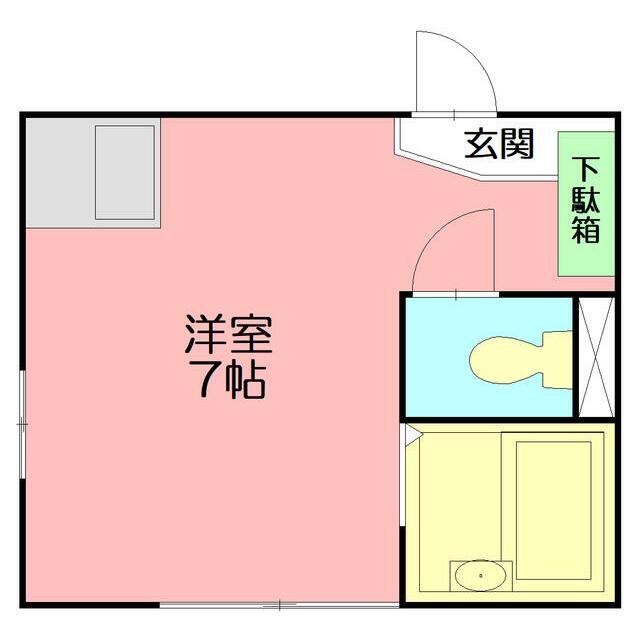 湘南サーファーズ 103号室 間取り