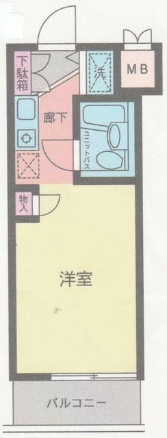 ヴァンハウス大和 301号室 間取り