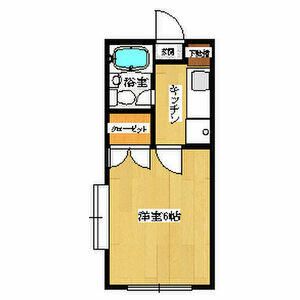 コーポエクセレント 203号室 間取り