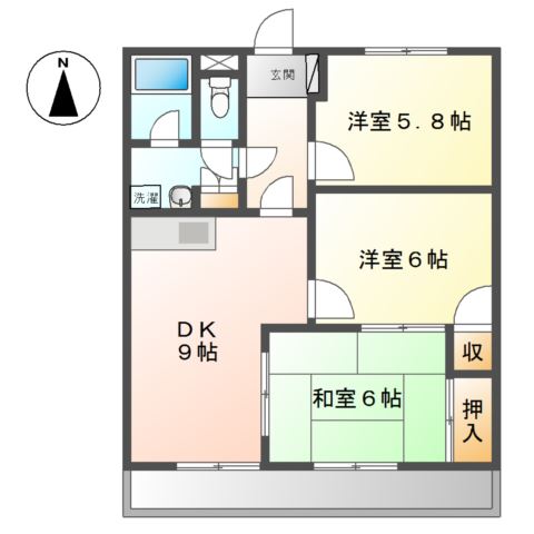 グリーンヒルズ香川 間取り