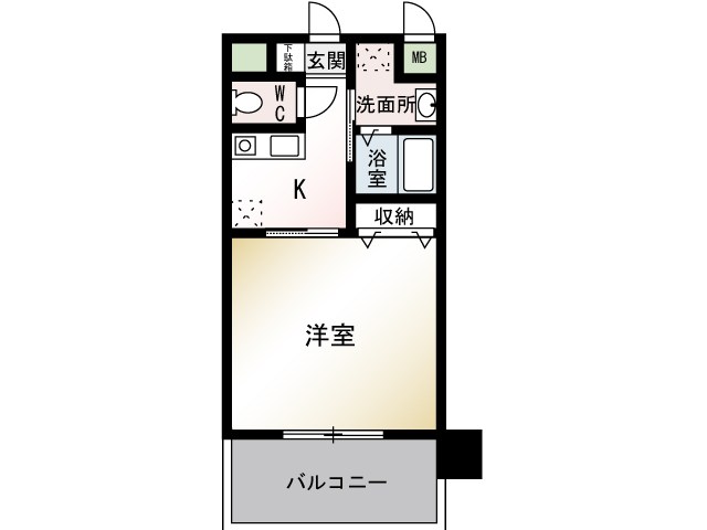 レザンヴェルジェ 303号室 間取り