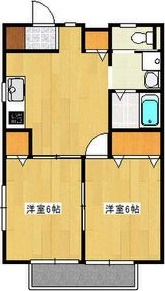 ハイツリバーサイド 203号室 間取り