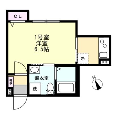 ベイルームスタイル湘南善行 102号室 間取り