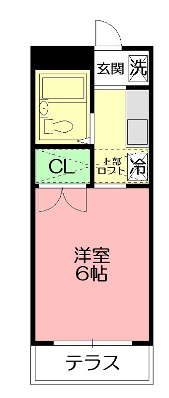 ベルシャトー 203号室 間取り