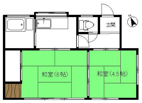 寿町貸家 間取り