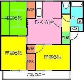スミール井上A 101号室 間取り
