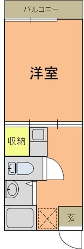 ドリームハイツA 101号室 間取り