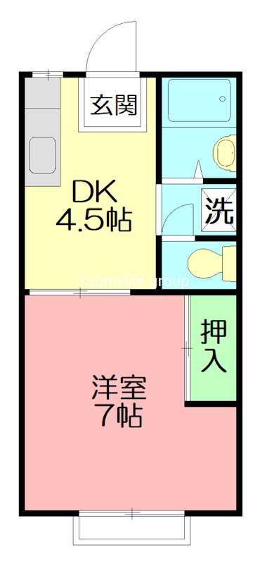 セントネージュ飯山 203号室 間取り