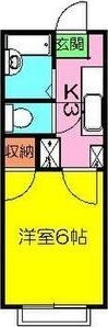 石井ハイツⅡ 102号室 間取り